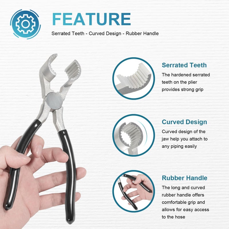 Deargooday Washer Hose Plier for Washing Machine Inlet Hoses THP-1 20001120 - Image 3
